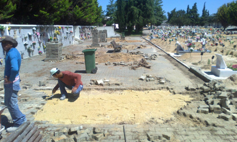 Intervenção no Cemitério de Corroios