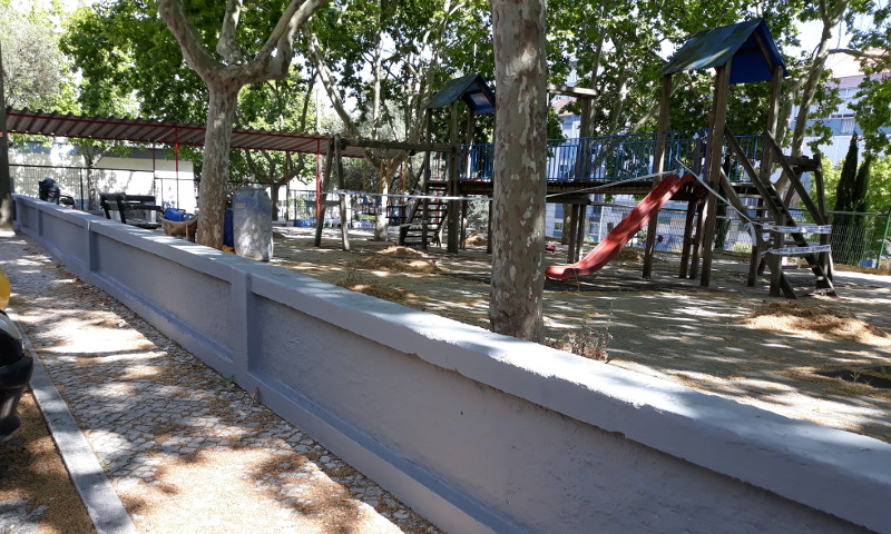Intervenções no parque infantil da Quinta de S. Nicolau