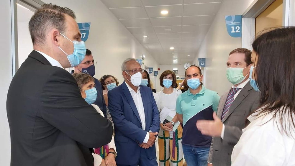 Autarcas visitaram o novo Centro de Saúde de Corroios