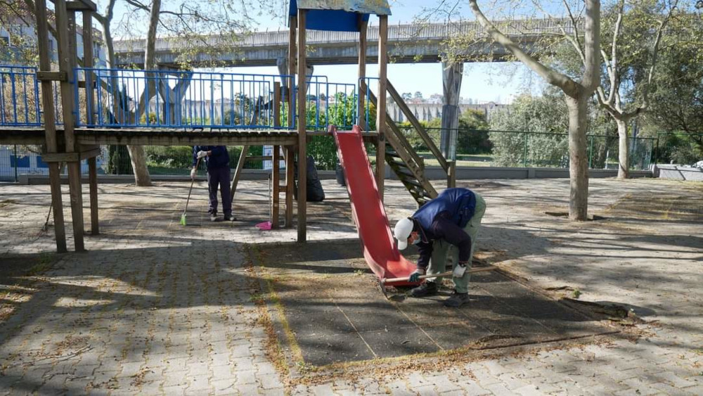 Manutenção do Parque Infantil da Quinta de São Nicolau