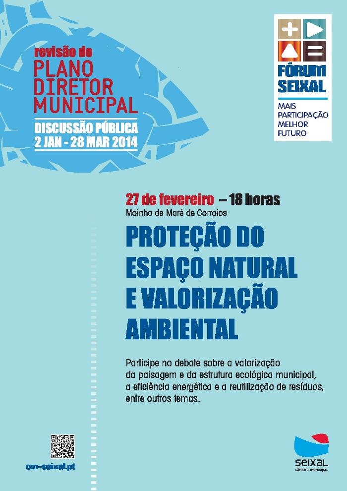 Discussão Pública do PDM - Proteção do espaço natural e valorização ambiental