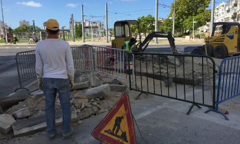 Áreas de estacionamento da rua dos Corticeiros