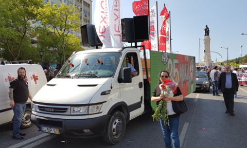 Corroios desfilou na Avenida da Liberdade