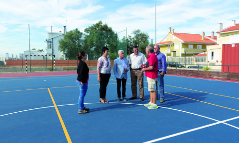 Reabilitação do piso desportivo do GDCAVM