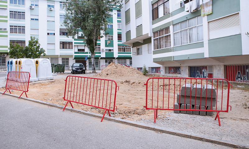 Novos lugares de estacionamento