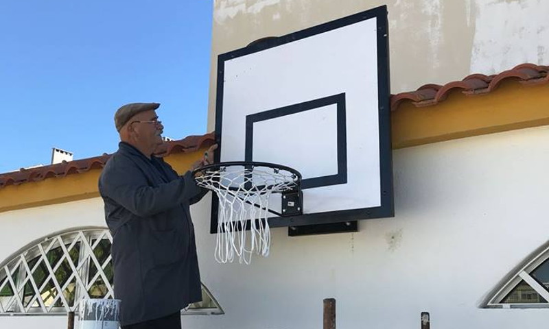 Tabelas de Basquetebol nas escolas da Freguesia