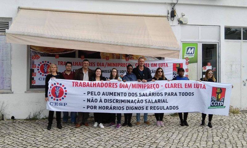 Solidariedade contra o despedimento no Minipreço