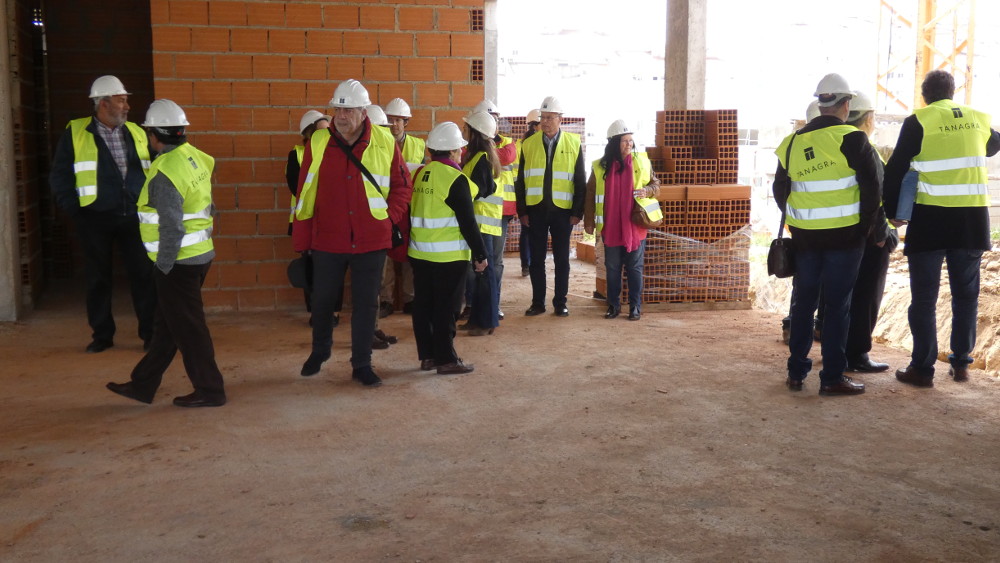 Visita às obras do novo Centro de Saúde de Corroios