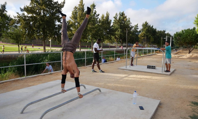 Construção do parque de Street Workout quase finalizada