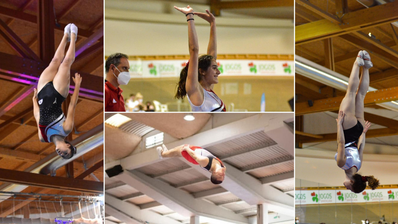 Ginastas do CCRAM no Campeonato Nacional da 1ª Divisão