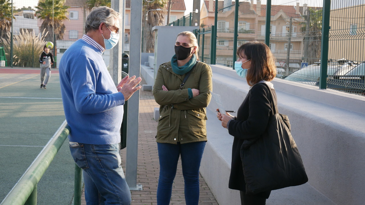 Visita à Associação de Moradores Quinta da Fábrica