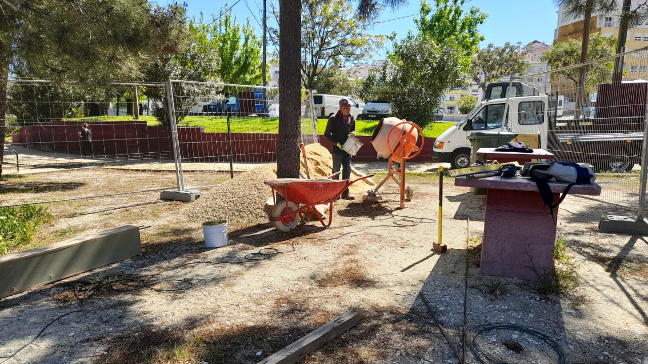 Ampliação de parque de merendas no Parque Urbano