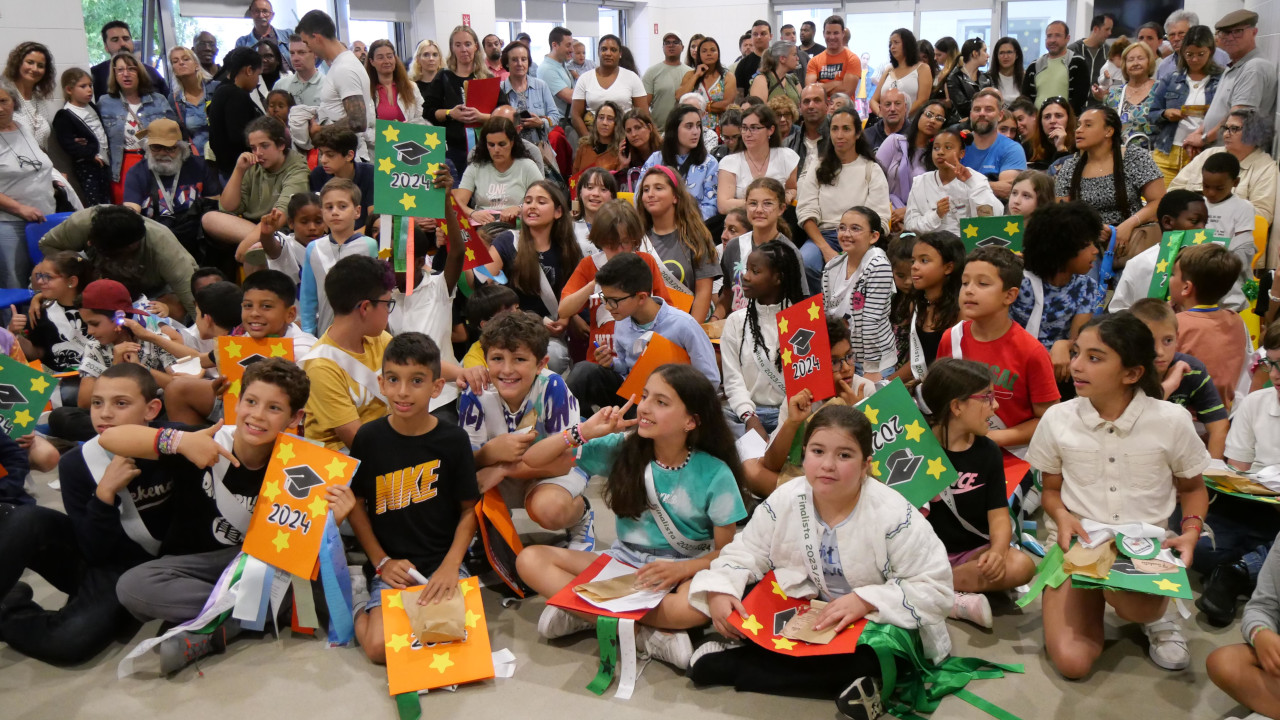 Festa de finalistas na EB de Santa Marta do Pinhal