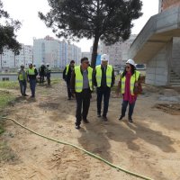 Visita às obras do Centro de Saúde