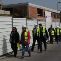 Visita às obras do Centro de Saúde