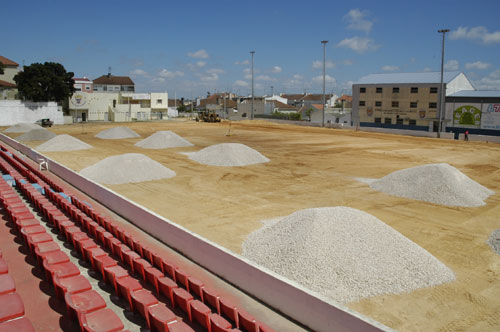 Sintético no Ginásio Clube de Corroios