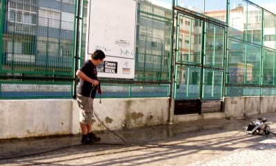 Reabertura do polidesportivo da Rua Cidade de Aveiro