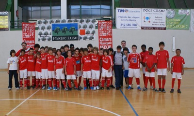 C.A. Sta. Marta do Pinhal  e S.L. Benfica em Futsal